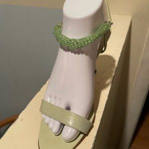 Manolo Blahnik Green Sandals